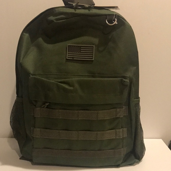 Other - Olive dark green Basic school backpack
